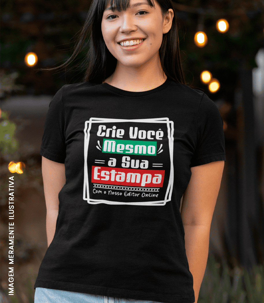 Baby Look Crie Sua Estampa