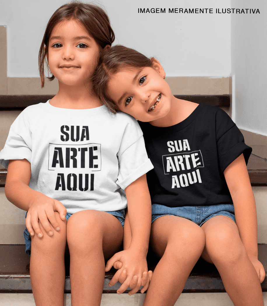 Camiseta infantil menina personalizada