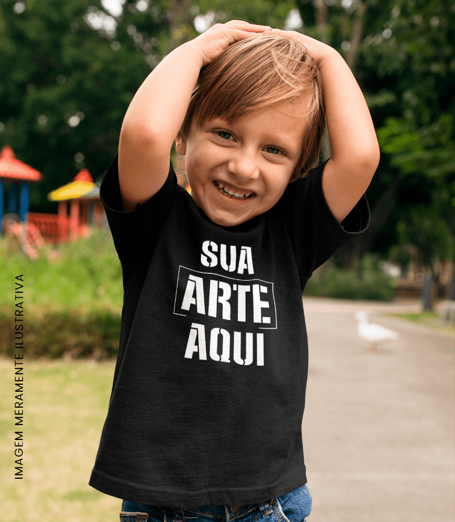 Camiseta Infantil menino personalizada