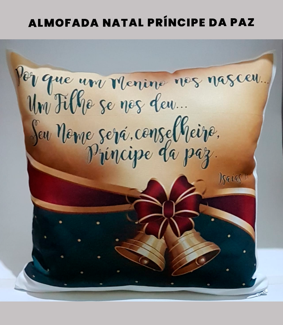 Almofada Natal Príncipe da Paz