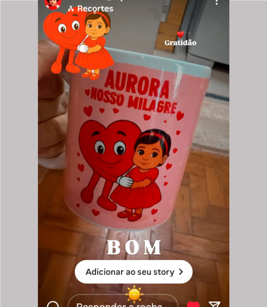Caneca Campanha Doe Órgãos Aurora